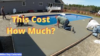 How Much Does Concrete Cost?  What I Charge To Do Concrete Work