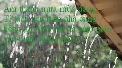 [ Mạnh hơn cả thuốc ngủ ] tiếng mưa rào rơi trên mái nhà | Ngủ cực ngon 「 Nhạc thư giãn