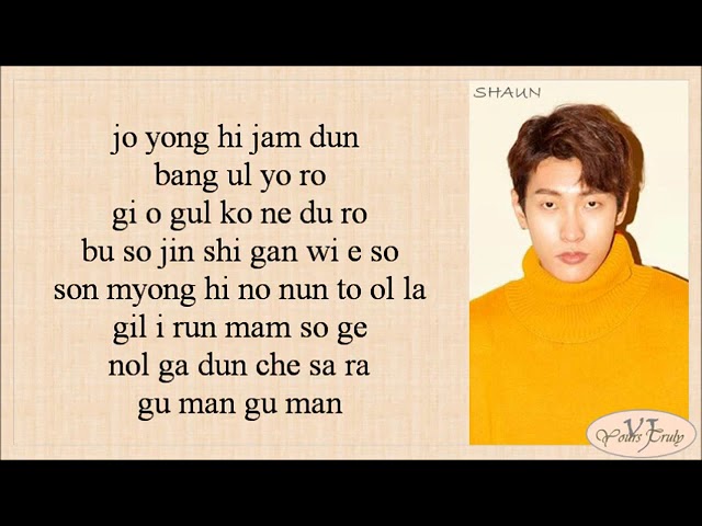 SHAUN (숀) – Way Back Home (Easy Lyrics) class=