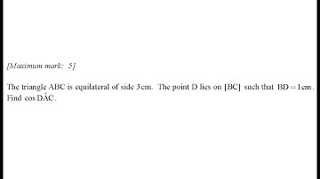 IB HL Math AA | Trig past exam question 6