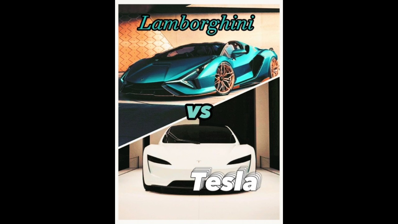 Lamborghini vs. Tesla: The Ultimate Drag Race #therealworld