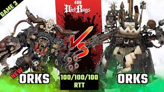 NEW Orks RTT Win Game 3 vs ORKS STOMPA!  | Competitive | Warhammer 40k #40k