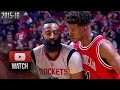 Jimmy Butler vs James Harden EPIC Duel Highlights (2016.03.05) Bulls vs Rockets - 60 Pts Total!