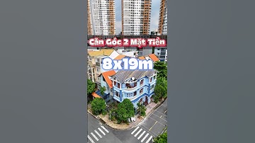 Căn góc 2 Mặt Tiền, 3 lầu, 8x19m, đối diện Công Viên  #bds #nhadep #cangoc
