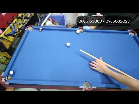 Video Trick Shot Biểu Diễn Bida Lỗ Mini 1m4 với 1 Cơ Dọn 4... - youtube