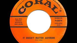 Video thumbnail of "1959 HITS ARCHIVE: It Doesn’t Matter Anymore - Buddy Holly (#1 UK hit)"
