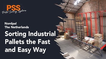 Sorting Industrial pallets the fast and easy way | PSS - Nordpal the Netherlands