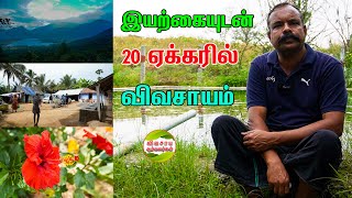 மலைமேல் இயற்க்கை விவசாயம்|இருபது ஏக்கர்|மாட்டுப்பண்ணை vivasayaarvalargal erode agriculture cows