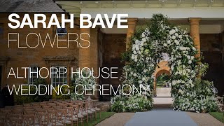 Althorp House Wedding Flowers