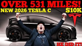 Elon Musk Unveils the Game Changing New Tesla Model C 2026!