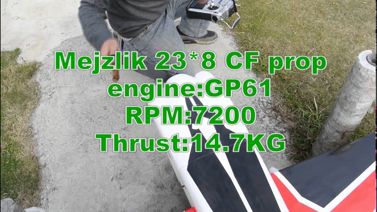 Acro 23*8 Prop vs Mejzlik 23*8 Prop