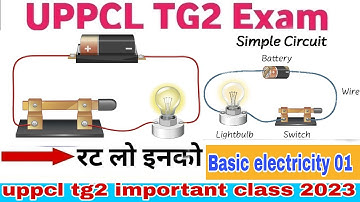 UPPCL TG2 Exam 2022 | UPPCL Technician Exam में बार बार पूछे गए प्रश्न (Basic electricity 01)#tg2
