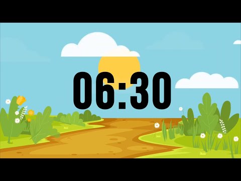 6 Minute 30 Second Countdown Timer with Music For Kids