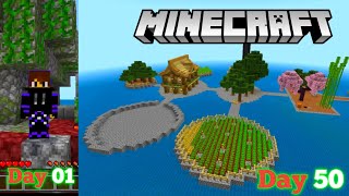 Minecraft: 01 To 50 Days Survival Only Ocean Temple Ep.03 [ Minecraft 100 Days Survival Challenge ]