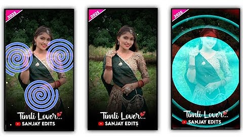 Ghanshyam Rathwa timli status editing alight motion 2025||ટીમલી ટેટસ બનાવતા શીખો full project video