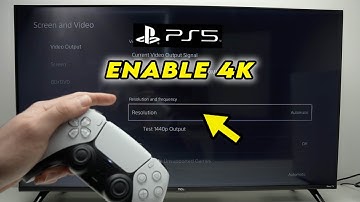 PS5 : How to Enable 4K Resolution