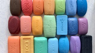 ASMR SOAP # 174/Cutting soap cubes * rainbow cubes🌈Резка радужных кубиков