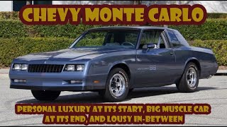 Here’s how the Chevy Monte Carlo was three different cars over its lifetime