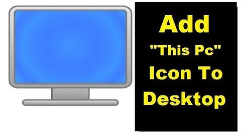 This Pc/My computer Desktop Icons missing? Add windows 10/8/8.1 desktop icon shortcuts.