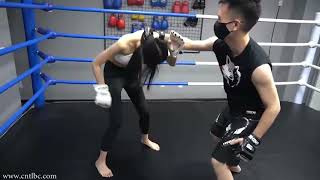punch fight ting vs m (mixed boxing)