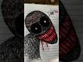 DAY 14 OF HAUNTING MY MATH TEACHER #shortsviral #creepy #creepydrawing #horror