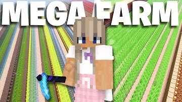HOW I BUILD A MEGA FARM (Hypixel Skyblock)
