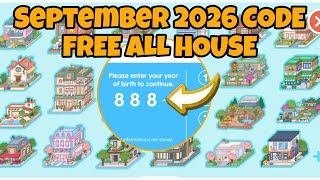 SEPTEMBER 2026 CODE FOR FREE HOUSE! 100% FREE TOCA BOCA| FREE CODE