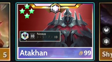 I got 4 Star Atakhan With 10 Noxus⭐⭐⭐!? TFT Set 16