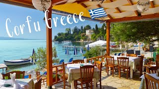 CORFU GREECE IN JULY -  MESSONGHI, CORFU OLD TOWN, MOUSE ISLAND & BOAT TRIPS