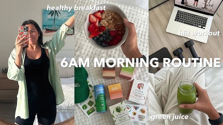 6AM MORNING ROUTINE: getting back on track with my healthy and productive habits