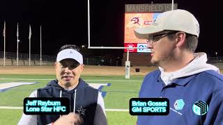 FRISCO LONE STAR FOOTBALL COACH JEFF RAYBURN 12-12-25 #txhsfb #football 