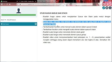 Studi Kasus Stack dan Queue