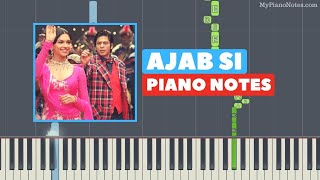 Video thumbnail of "Ajab Si - Piano Tutorial & Cover | Om Shanti Om"