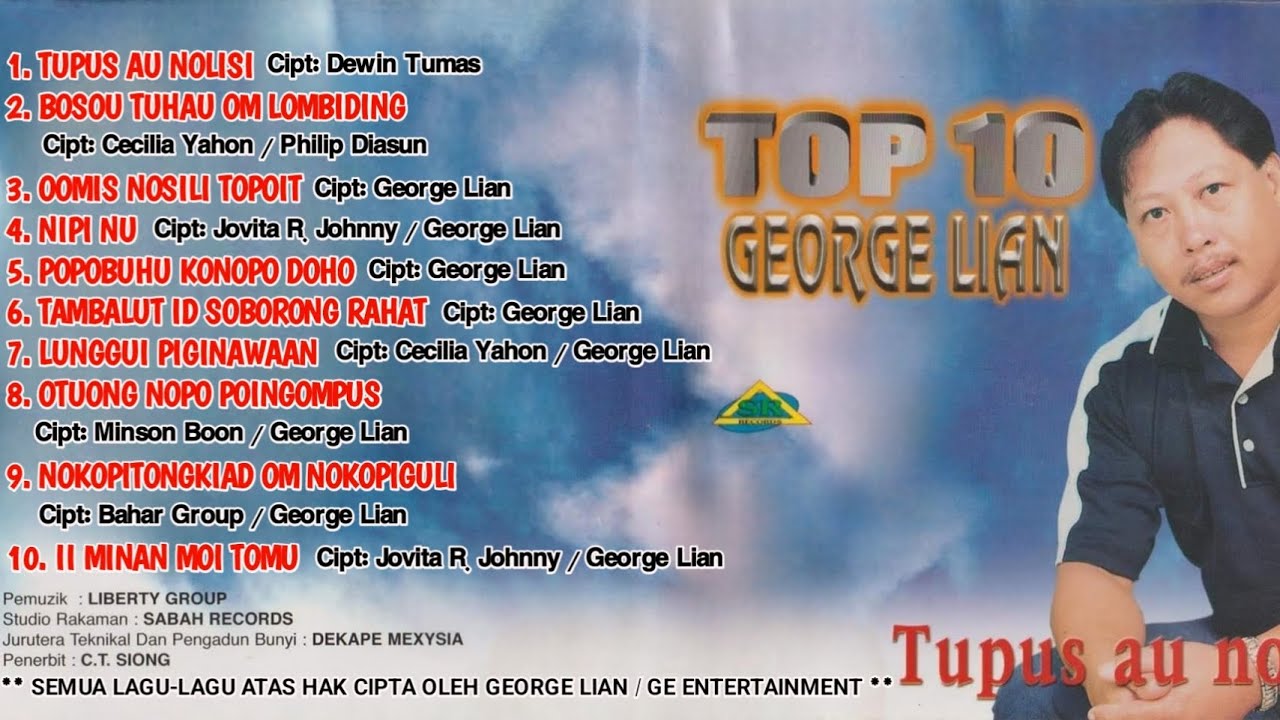 [FULL ALBUM CASSETTE] George Lian - Top 10 