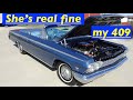 1962 Impala SS convertible 409 HP in rare Nasau Blue from the Bob Marvin Collection at “The Shed’ .