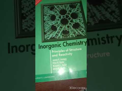 #Review of famous Book of inorganic chemistry by James E. Huheey keiter (principles of structure rec