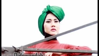 How to Wear Satin Square Hijab | Turban Hijab Tutorial Inspired by Indah Nada - Part #36