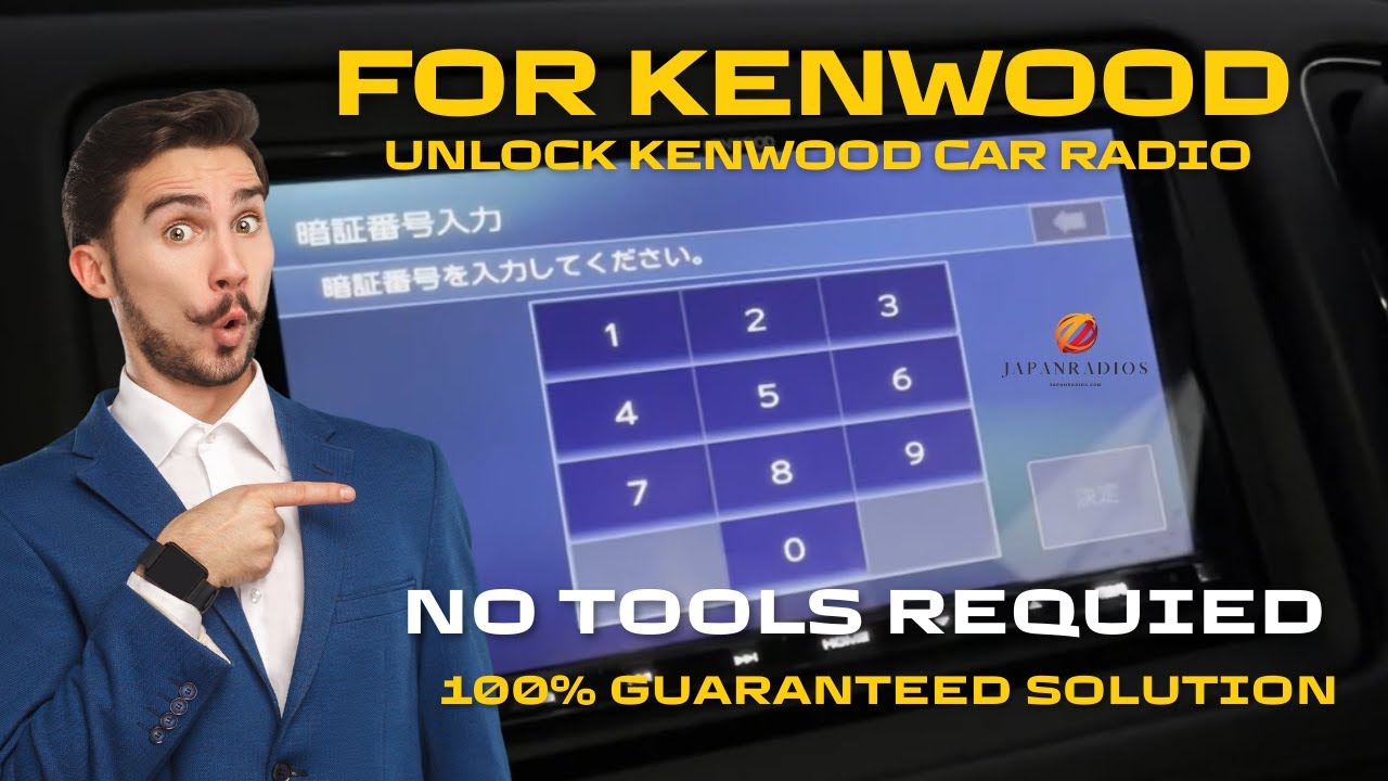Kenwood Radio Unlock in 60 Seconds! ⚡ (All Models: MDV, KXMG, MDV