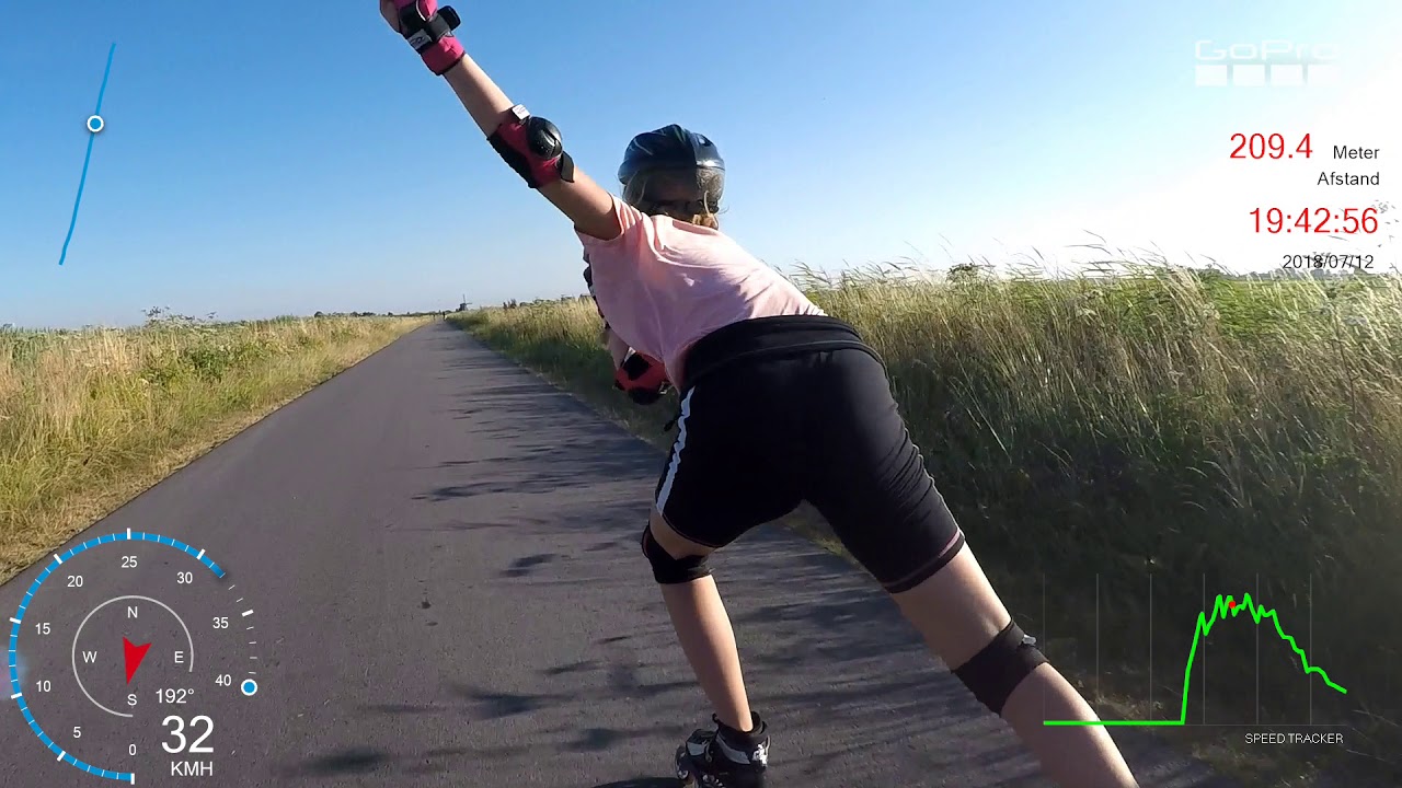 Snelheidsmeting Nadine