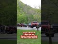 Jeeps leaving Jeep'n at the Creek in Camp Creek, WV #Shorts