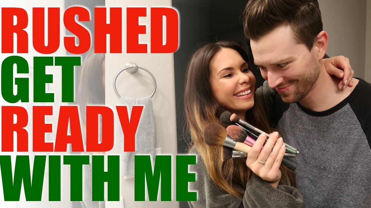 Get Ready with Me in a Rush | VLOGMAS DAY 24 - YouTube