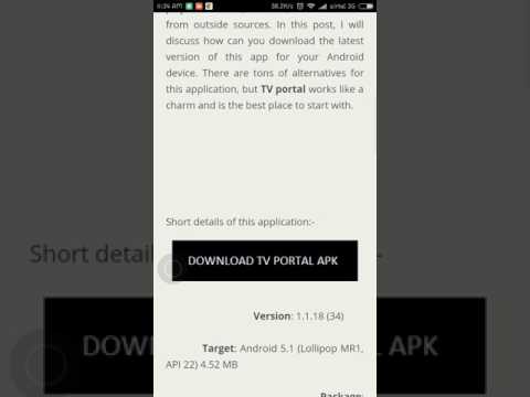 Tv portal APK for Andoid and PC
