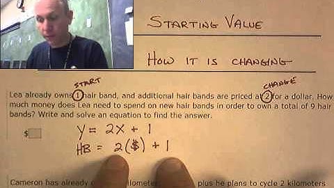 BARRE Alg S.9 Linear functions Linear function word problems