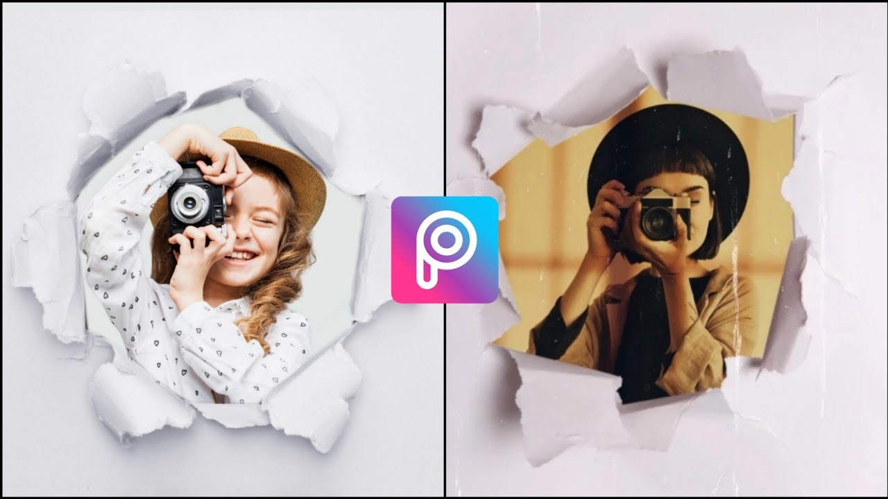 Page Rip Photo Edit Paper Ripped Editing || Picsart Editing Tutorial - YouTube