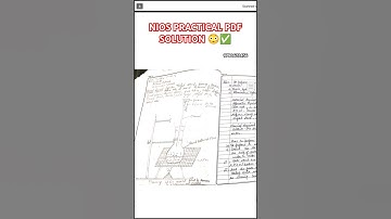 Practical File NIOS Board 2025 | PDF solution | practical Pdf 10th & 12th |#shorts#tma#nios#12thfail