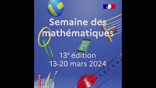 2024 Semaine Maths