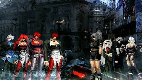 KOF MUGEN !! Yagami Element Team VS Leona Element ,AkihaElement ,Kyoko Element ,Angel Element