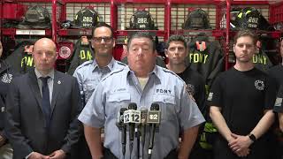 FDNY officials provide an update on offduty rescue in Brooklyn