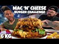 6 KG DI MAC &#39;N&#39; CHEESE BURGER Challenge - Feat Mochohf - MAN VS FOOD