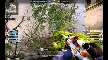 Awp no scope collateral through smoke (CSGO)